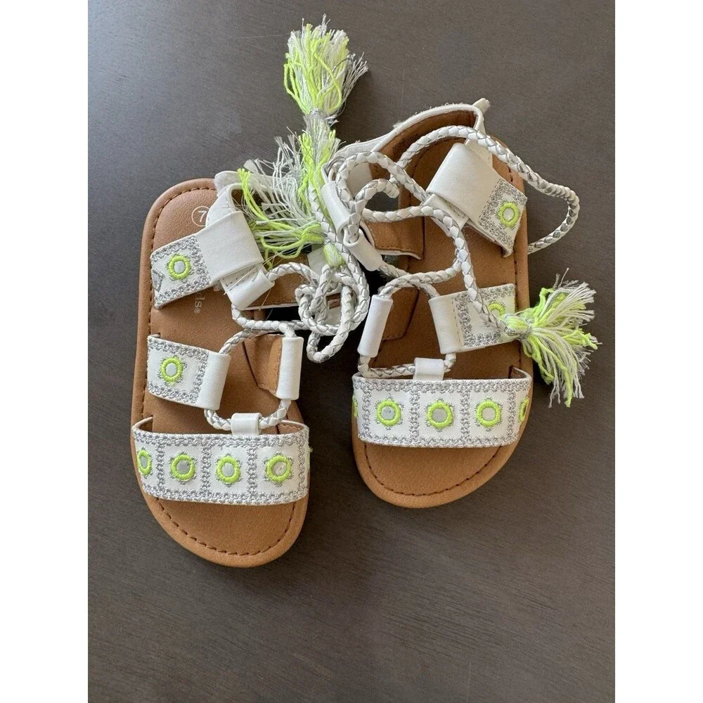 Koala Kids Gladiator Sandals Toddler Girl Size 7 Koala Kids spring summer shoes